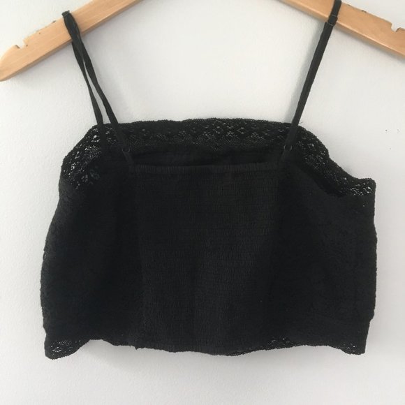 AEO Boho Lace Crop Top - Picture 3 of 3